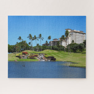 Landschaftlicher Hawaiianischer Golfplatz Jigsaw P Puzzle