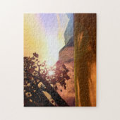 Landschaftlicher Herbstbaum Puzzle (Vertikal)