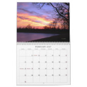 Landschaftlicher Horizont-Kalender, 2016 Kalender (Feb 2027)