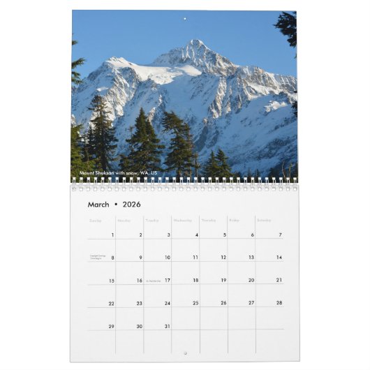 Landschaftlicher Kalender (Mär 2026)