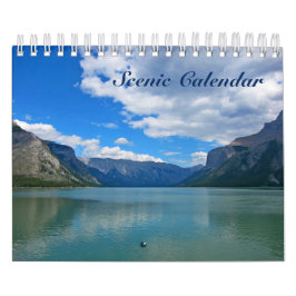 Landschaftlicher Kalender 2017 Rocky Mountains