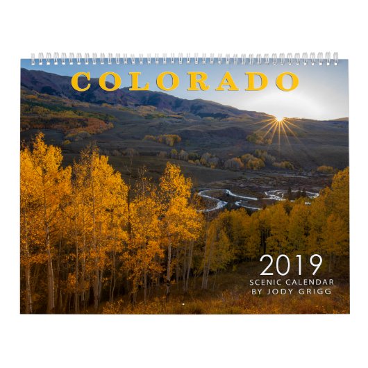 Landschaftlicher Kalender 2019 COLORADOS (Titelbild)