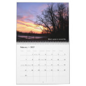 Landschaftlicher Kalender der Horizont-2018 (Feb 2027)