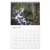Landschaftlicher Kalender Nord-Carolina (Feb 2027)