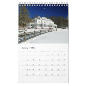 Landschaftlicher Kalender Nord-Carolina (Jan 2026)