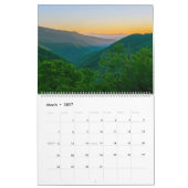 Landschaftlicher Kalender Nord-Carolina (Mär 2027)