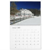 Landschaftlicher Kalender Nord-Carolina (Jan 2027)