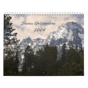 Landschaftlicher Kalender Yellowstone 2008