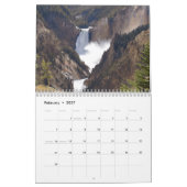 Landschaftlicher Kalender Yellowstone 2008 (Feb 2027)