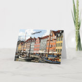 Landschaftlicher Kanal in Kopenhagen Karte (Vorderseite)