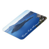 Landschaftlicher Kratersee Nationalpark Foto Magne Magnet (Linke Seite)