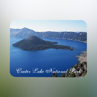 Landschaftlicher Kratersee Nationalpark Foto Magne Magnet