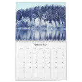 Landschaftlicher Landschaftskalender Kalender (Feb 2027)