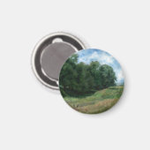 Landschaftlicher Landschaftspfad - Vintage Landsch Magnet (Vorderseite/Rückseite)