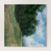 Landschaftlicher Landschaftspfad - Vintage Landsch Puzzle (Horizontal)