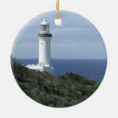 Landschaftlicher Leuchtturm Keramikornament (Hinten)