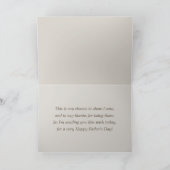 Landschaftlicher Leuchtturm Vatertag Karte (Innenseite)