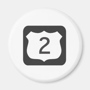 Landschaftlicher Magnet der Landstraßen-US-2
