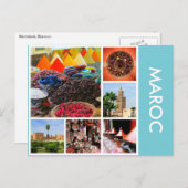 landschaftlicher Maroc Postkarte (Vorne/Hinten)