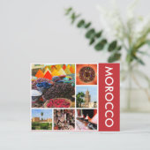 landschaftlicher Marokko Postkarte (Stehend Vorderseite)