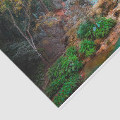 Landschaftlicher Naturfantasy-Wasserfall Seidenpapier (Ausschnitt)