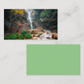 Landschaftlicher Naturfantasy-Wasserfall Visitenkarte (Vorne/Hinten)