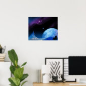 Landschaftlicher Nebel (20 x 16) Poster (Heimbüro)