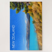 Landschaftlicher Neuseeländischer See Puzzle (Vertikal)
