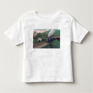 Landschaftlicher nordwestlicher pazifischer kleinkind t-shirt