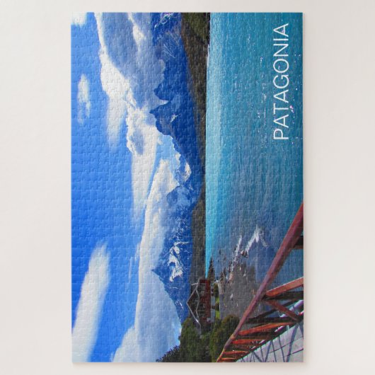 Landschaftlicher Patagonia-Chile Puzzle (Vertikal)