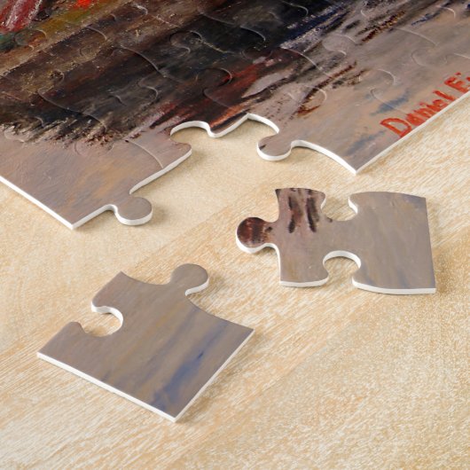 Landschaftlicher Pier in Clifden Irland Puzzle (Seite)