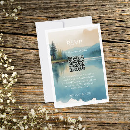 Landschaftlicher Pinienwald UAWG RSVP Karte