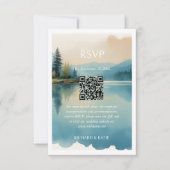 Landschaftlicher Pinienwald UAWG RSVP Karte (Vorderseite)