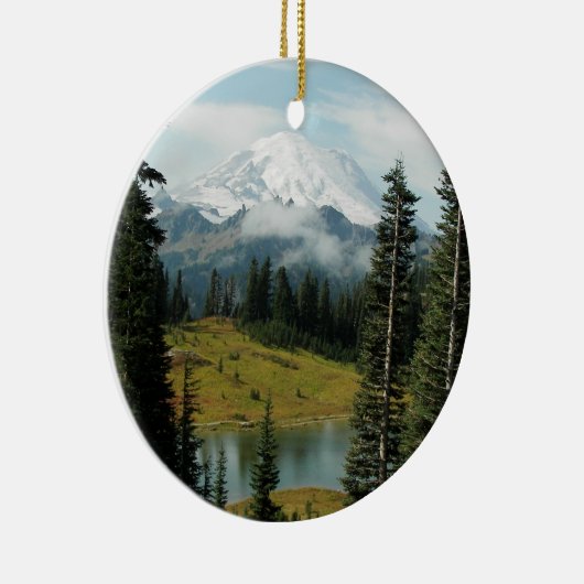Landschaftlicher Rainier Landschaftsurlaub Keramikornament (Rechts)