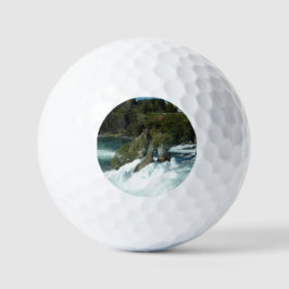 Landschaftlicher Rheinfall in der Schweiz Golfball