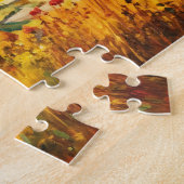 Landschaftlicher Sandweg mit Schilfkröte Puzzle (Seite)