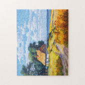 Landschaftlicher Sandweg mit Schilfkröte Puzzle (Vertikal)