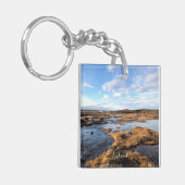 Landschaftlicher Schlüsselanhänger Islands (Vorderseite links)