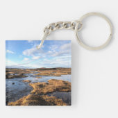 Landschaftlicher Schlüsselanhänger Islands (Rückseite)