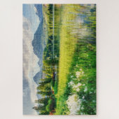 Landschaftlicher See Nationalparkprojekt des Locar Puzzle (Vertikal)