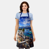 Landschaftlicher See Tahoe California Schürze (Getragen)