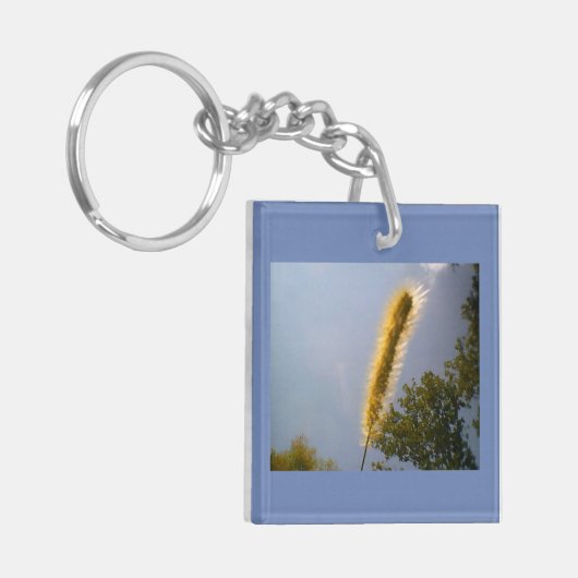 Landschaftlicher Sommer Schlüsselanhänger (Vorderseite links)