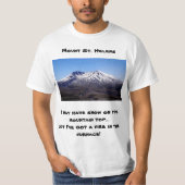 Landschaftlicher St. Helens T - Shirt mit lustiger (Vorderseite)
