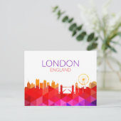 Landschaftlicher Stadtblick | London, England Postkarte (Stehend Vorderseite)