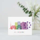 Landschaftlicher Stadtblick | Melbourne, Australie Postkarte (Stehend Vorderseite)