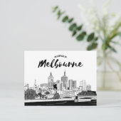 Landschaftlicher Stadtblick | Melbourne, Australie Postkarte (Stehend Vorderseite)