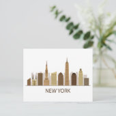 Landschaftlicher Stadtblick | New York City, New Y Postkarte (Stehend Vorderseite)