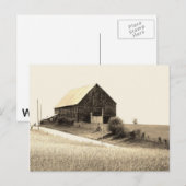 landschaftlicher Stall Missouri Postkarte (Vorne/Hinten)