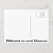 landschaftlicher Stall Missouri Postkarte (Rückseite)