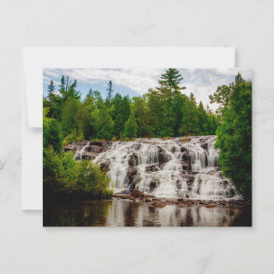 Landschaftlicher Standort Bond Falls, Michigan Postkarte